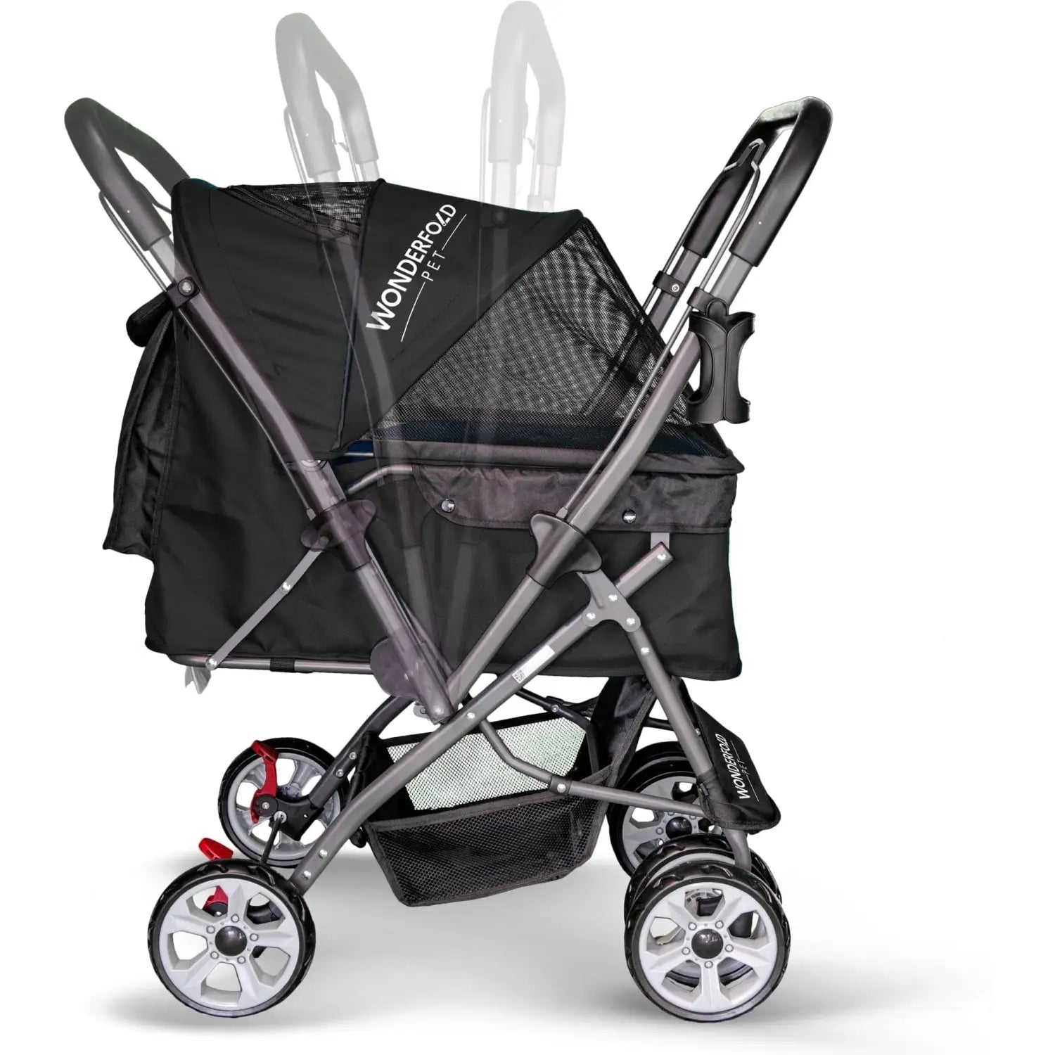 wonderfold dog stroller Wonderfold Folding Pet Stroller with Zipperless Entry & Reversible – Pump Station & Nurtury