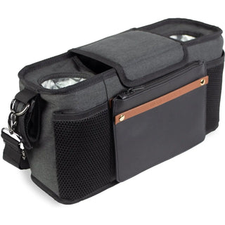Wonderfold Parent Console with Insulated Cup Holders 1-Seater | 2-Seater / Volcanic Black - 14