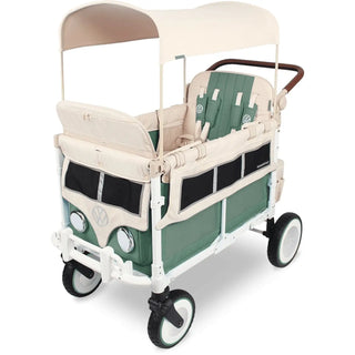 Wonderfold Special Edition Volkswagen Quad Stroller Wagon - Floor Model Sage Green - 2