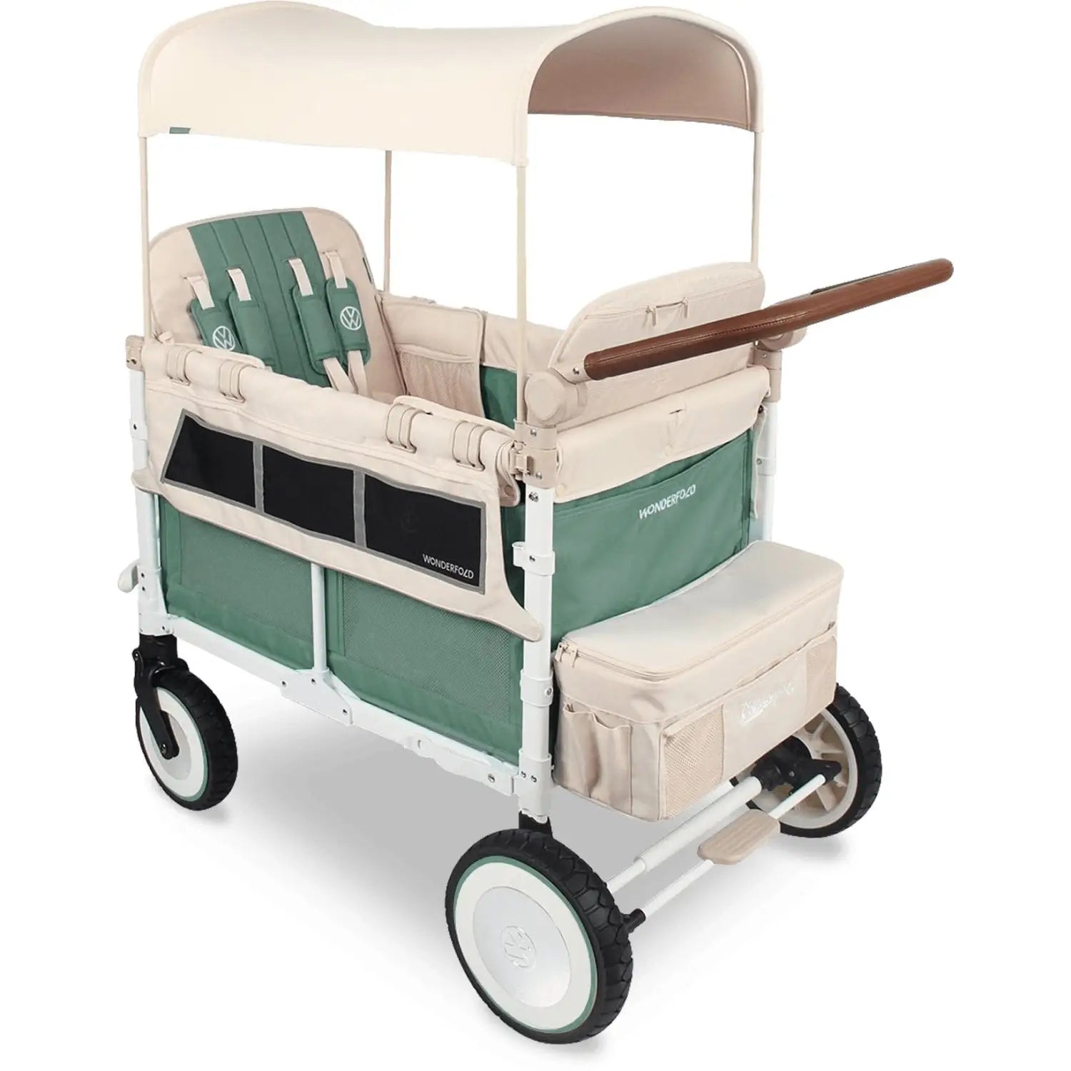 lowe's volkswagen stroller wagon Wonderfold Special Edition Volkswagen Quad Stroller Wagon