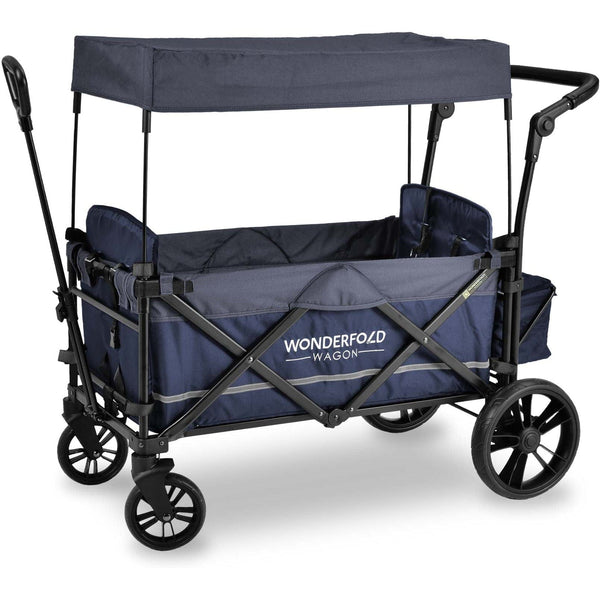 Wonderfold X2M Push + Pull Double Stroller Wagon w Magnetic Seatbelt Harness - Just $399! Shop now at The Pump Station & Nurtury